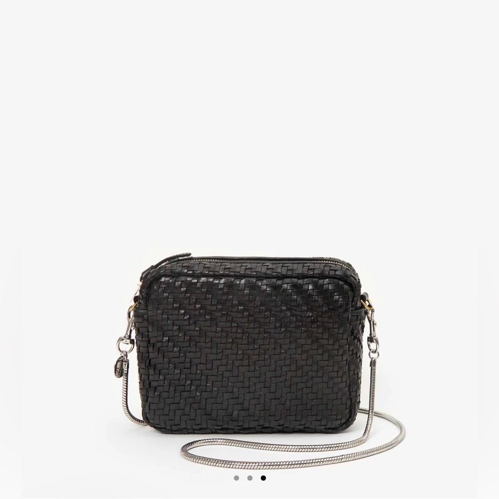 Clare V CROSSBODY STRAP SILVER SNAKE NWT 5mm 44.5 inches long retail $115 - Picture 5 of 6